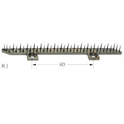 kopen Artos Stenter Machine Pin Bar Bruckner Koper Stenter Onderdelen Pin Plaat online manufacture
