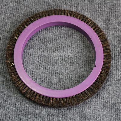 kopen Artos Stenter Machine Parts Borstelwiel Purper Plastic Body Mixed Bristle Pig Hair Finishing Machine Parts online vervaardiging