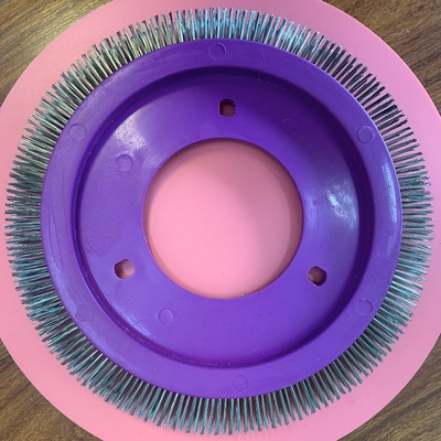 kopen Stenter Machine Parts Lk Stenter Brush Purple Plastic Body Stainless Steel Material Hair 3 installation holes online vervaardiging