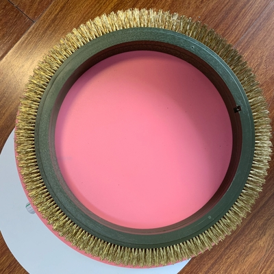 kopen Finishing Machine Parts Ehwha Stenter Brush Green Plastic Body Copper Material Hair Good quality online vervaardiging