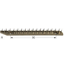 Gele Stenter Machine Pin Bar Pin Plaat Babcock Stenter Machine Onderdelen