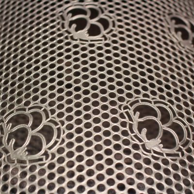 Het met een laag bedekken van het Roterende van het Patroon Speciale Spounlace van de Nikkel het Scherm Aangepaste Grootte Scherm van de het Schermjacquard