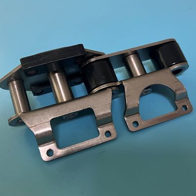 Babcock Stenter-de Verbinding van de het Roestvrije staal Materieel Ketting van Machinedelen het Eindigen de Koolstof Glijdend Stootkussen van Machinedelen