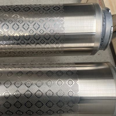 Textieldrukmachineonderdelen coating rotary screen carpets printonderdelen maatwerk patroon 640 herhaling