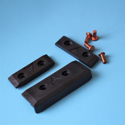 Artos Finishing Stenter Machine Parts Peek Sliding Pads Sets Koperen Rivet Carbon Fiber Material