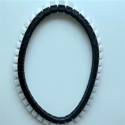 Artos Stenter Machine Parts Borstelgordel Wit Nylon Borstel Haar Zwart Plastic Body Textiel Setmachine Onderdelen