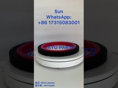 Stenter machine onderdelen Monforts afwerking reserveborstel wiel 167mm Innder Dia Zwarte borstel varkenshaar